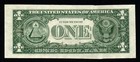 1974  1 Large Gutter Fold Error Beautiful Au  Federal Reserve Note 