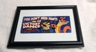 2000 C n  I Am Weasel Framed Sticker You Don t Need Pants For The Victory Dance 