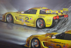 2001 C5r Earnhardt Goodwrench Gmac Corvettes  2    3 Poster 130 Of 145 Signed