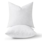 4x4 Pillow Inserts down Alternative Pack Of Euro Decorative Throw 24x24 Inch 2