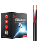 Copper Outdoor Speaker Wire Direct Burial Audio Cable Uv Resistant Ofc Box Lot