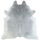 Gray Cowhide Rug     Real Leather Area Rug     Light Gray Hide