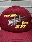              Vintage Operation Desert Storm Gulf War Hat Cap Made In Usa Embroidered