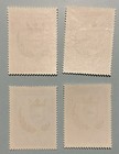 Lebanon Liban 1965 Airmail Complete Set 4 Stamps Scott  C453 - C456 Mh  a76 