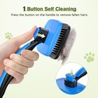 Self-cleaning Slicker  Brush For Dogs Cats  Lightweight Dog Brush For Shedding M