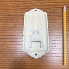 Chandler   Co  Bangor Maine Broom Holder Advertising Sign Beige Gray