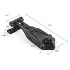 Black Cast Iron Front Door Knocker  bat Style  Door Knocker Renovators Supply