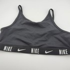 Nike Pro Dri Fit Girls Training Bra Size Large Kids Sports Black Light Support