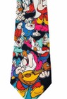 Vintage 80s 100  Silk Disney Snow White s Seven Dwarfs Diamond Tie Balancine Nos
