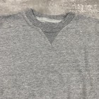 Vintage 80s 90s Adidas Sweatshirt Heather Gray V Stitch Gusset Sleeve Boxy Crop