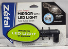 Lot Of 1 New Zefal Bike Mirror W led Flashing Light   1 Bell Mirror  Hook   Loop