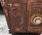 Antique  Combination  Deposit  Safe Bank-henry Hart Read   Look   