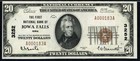 1929 Iowa Falls  Iowa The First National Bank  20 Pmg Choice Uncirculated 63 Epq