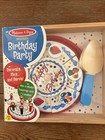 Melissa   Doug Decorate Slice Serve Birthday Cake Set Older Version Unopened New