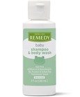 6 Pk Medline Remedy Baby Shampoo  Body Wash Tear Free Powder Scent Flip Top 2 Oz