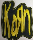 Korn Rock Band Embroidered Applique Patch 3 1 2  X 2 3 4  iron sew 