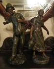 A Pair Of  Antoine Bofill  1825- 1921  French Rare Fabulous Bronze Statue 