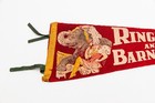 Vintage Ringling Brothers And Barnum   Bailey Circus Souvenir Felt Pennant 23 