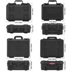 Hard Pistol Cases With Pre-cut Pu Foam lining Lockable For 1 2 5 6 Pistol