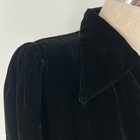 Vintage Black Velvet Cape Satin Lining