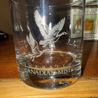 Set Of 4 Canadian Mist Whiskey Wildlife Glasses Etched Canadian Geese