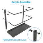 Wrap Organizer Rack Holder Foil Wall Mount Cabinet Door Pantry Kitchen Storage