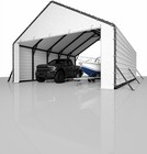 20ft Wide Heavy Duty Pe Carport     Waterproof Outdoor Garage Shelter Car Truck