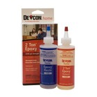 Devcon 2 Ton Epoxy - 4 25 Ounce Bottles  Clear Drying  Water Resistant Glue