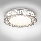  16 Inch Led Flush Mount Ceiling Light - 28w 1752lm Etl 1 Pack Brushed Nickel