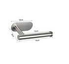 Wall Mounted Toilet Paper Holder No Drill Adhesive Bathroom Tissue Roll Rack New