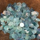 500 Carat Lots Of Small Green Fluorite Rough - Plus A Free Faceted Gemstone 