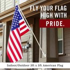 American Flag 3x5    Embroidered Stars With Sewn Stripes   210d Oxford Nylon      