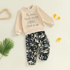 Toddler Baby Girl Clothes Long Sleeve Sweatshirt Camouflage Pant Fall Winter Set