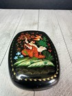 Vintage Russian Ussr Lacquer Box Palekh   fire Bird  Signed Art     49 Or 99  