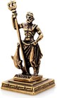 Ancient Greek God Poseidon Statue Miniature Gold Mythology Figurine