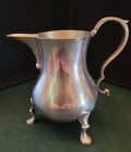 Vintage Stieff Pewter Williamsburg Open Sugar creamer Cw84-13 14  Good Cdtn