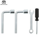 Aluminum Adjustabl Drywall Red Stilts Tool 24-40 In For Taping Painting Painter