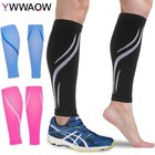 1 Pair Calf Compression Sleeves 20-30 Mmhg Footless Socks For Men Women