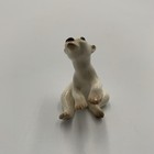 Vintage Hagen Renaker Sitting Polar Bear Porcelain Figurine