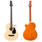 4 String Acoustic Bass Guitar Full Size Bass Guitar Kit With Portable Guitar Bag