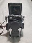 Vintage Yashica-44  Lm Tlr Camera W  Leather Case  Lens Cap    Travel Bag