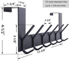 Over The Door Hook Door Hangerover The Door Towel Rack With 6 Coat Hooks F