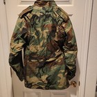 Vintage Us Military Coat Cold Weather Mans Field Cargo Jacket  S Small Long