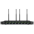Wireless Microphone System 8 Channel Audio 4 Handheld 4 Headset 4 Lavalier Mic