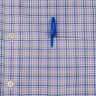 Jos A Bank Dress Shirt Mens Large Slim Fit Blue Button Down Long Sleeve Stretch