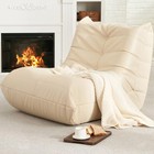 Bean Bag Chair Giant Bean Bag Sofa Memory Foam Bean Bag Chairs For Beige