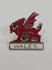 Wales Travel Souvenir Lapel Pin Red Welsh Dragon Y Ddraig Goch Small Size 