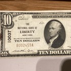 National Bank Of Liberty Ny 1929  10 Charter 10037 Type 1 Xf Scarce