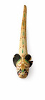 Vintage Hand Carved Painted Wood Long Tail Bird Pheasant Figurine Sculpture Art
