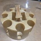 Vintage Plastic E s  Lowe Poker Chip Caddy Carrier Holder Marbled Original Box